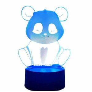 3D LED lampa panda maci kép