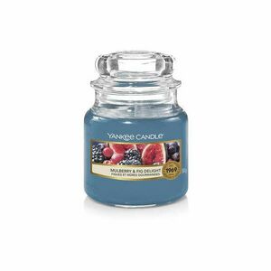 Mulberry & Fig Delight, Yankee Candle illatgyertya, kicsi üveg (eperfa, füge) kép