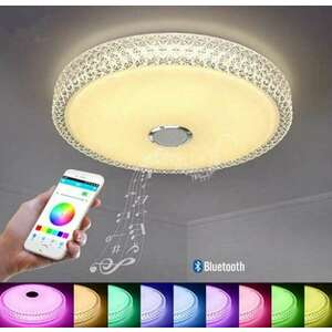 Smart Lamp - Intelligens RGBW mennyezeti lámpa Bluetooth hangszóróval, 3000-6500K (BBJH) kép