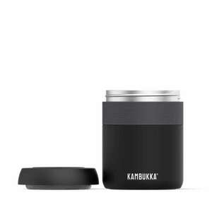 Kambukka Bora Matte Black 600ml Ételtermosz - Fekete (11-06010) kép