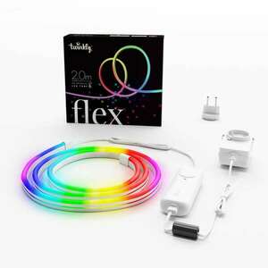 Twinkly Flex TWFL200STW-WEU Beltéri okos LED fényfüzér 2m - Színes kép