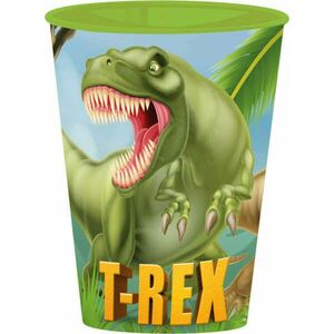 Dinoszaurusz T-Rex pohár, műanyag 260 ml kép