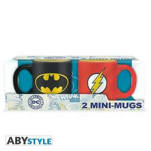 DC Comics Batman & Flash 110ml 2 db-os mini bögre szett - ABYMUG197 kép