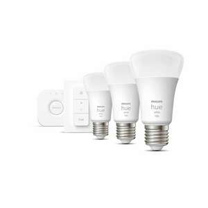 Philips Hue W Kezdőkészlet 9.5W 1100lm 2700K E27 - Meleg fehér kép