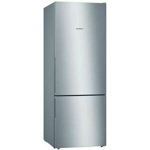 Bosch KGV58VLEAS Serie 4 Kombinált hűtőszekrény, 500L, M: 191cm, LowFrost, VitaFresh fiók, E energiaosztály, inox kép