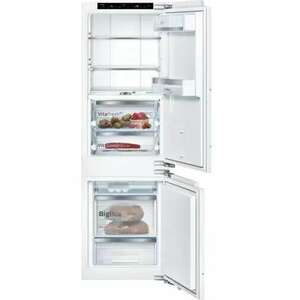 Bosch KIF86PFE0 Beépíthető kombinált hűtőszekrény, 223 l, M: 177 cm, NoFrost, FreshSense, E energiaosztály, Fehér kép