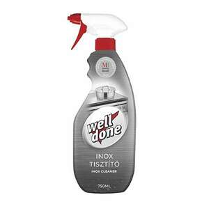 Inox tisztító szórófejes 750 ml well done kép