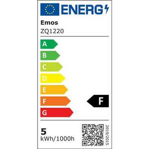 Emos LED izzó kisgömb E14 6W 470lm meleg fehér (ZQ1220) (EmosZQ1220) kép