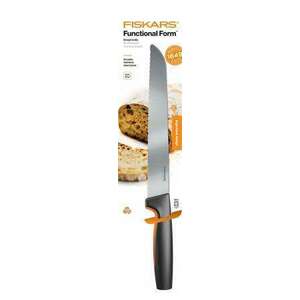 FISKARS Kenyérvágókés, 21 cm, FISKARS "Functional Form" fekete kép