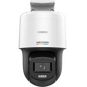 ColorVu biztonsági kamera, miniPT, IP, 4MP, 4.0mm objektív, fehér fény 30m, Audio, PoE, IP66 - HIKVISION DS-2DE2C400SCG-E(F1) kép