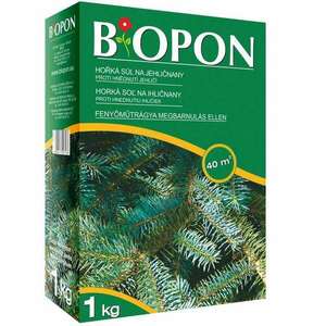 FENYŐ MŰTRÁGYA 1KG - BIOPON granulátum 40 m2-re elegendő többkomponensű professzionális ásványi tápanyag (20 db) tűlevelű növényekhez barnulás ellen - B1055 kép