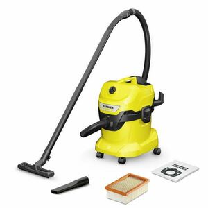 Karcher WD4 V-20/5/22 Száraz-Nedves Porszívó, Sárga-Fekete kép