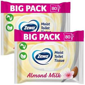 Zewa Almond Milk Bigpack Nedves Toalettpapír 2x80db kép