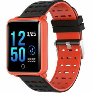 iUni M88 Plus Fitness karkötő, OLED kijelző, Bluetooth, lépésszámláló, értesítések, Android és iOS, Narancs kép