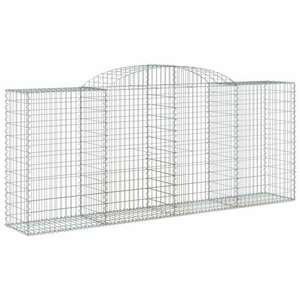 Íves horganyzott vas gabion kosár 300 x 50 x 120/140 cm kép