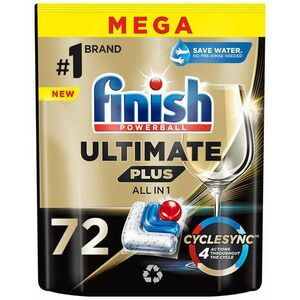 Finish Powerball Ultimate Plus All in 1 Regular Mosogatógép kapszula 72db kép