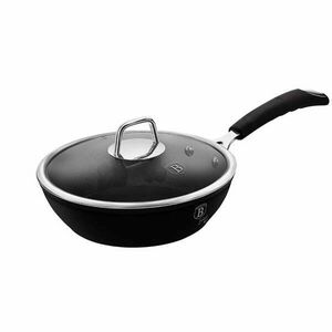 Berlinger Haus BH-6119 Mély serpenyő fedővel, 24 cm, Black Professional Line kép