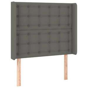 Szürke műbőr led-es fejtámla 103x16x118/128 cm kép