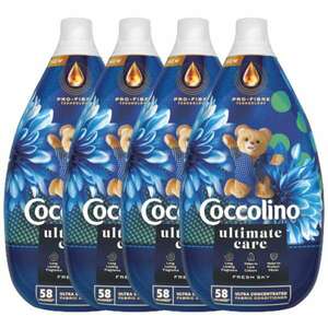 Coccolino Ultimate Care Fresh Sky ultrakoncentrált Öblítő 232 mosás 4x870ml kép