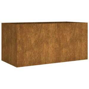 vidaXL corten acél növénytartó 80 x 40 x 40 cm kép