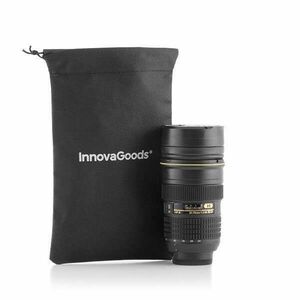 InnovaGoods, Termosz Pohár Fedéllel, THERMOS FLASK WITH LID, Gadget Cool, Videóbemutatóval kép