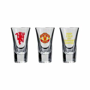 Manchester United stampedlis pohárkészlet 3db-os 50ml Keep cold and support United kép