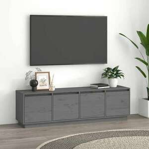 vidaXL tömör fenyőfa TV-szekrény 156 x 37 x 45 cm kép