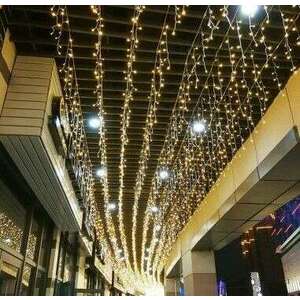 Karácsonyi installáció, reteszelő rojtos függöny, kék, 5 m x 1 m, 240 LED, 6029B kép