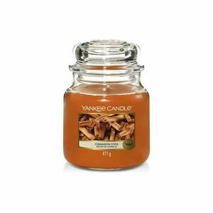 Cinnamon Stick, Yankee Candle illatgyertya, közepes üveg (fahéj, szegfűszeg) kép