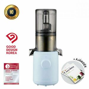 Hurom H310A Slow Juicer (ÉGKÉK) + Juice Biblia kép