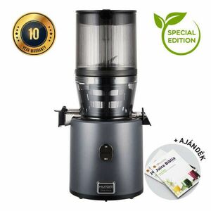 Hurom H330P Premium Slow Juicer (SZÜRKE) + Juice Biblia kép