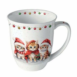 AMB.38419105 Funny cute kittens porcelánbögre 0, 4l kép