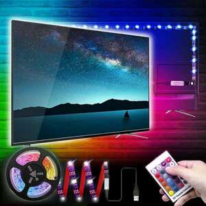 Univerzális USB LED szalag, TV háttérvilágítás, távirányítóval (BBV) kép