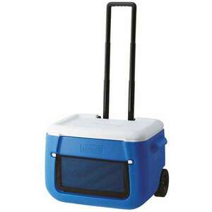 Coleman: 50QT Wheeled Mesh Hűtődoboz - Kék/fehér (2000036081) kép