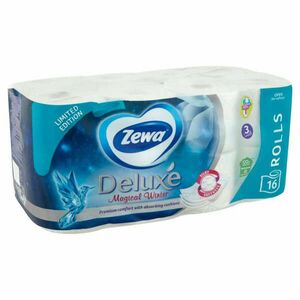 Zewa Deluxe 16 tekercses 3 rétegű fehér toalettpapír kép