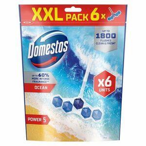 Domestos Power5 WC frissítő blokk Ocean (6x50g) kép