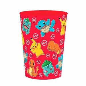 Pokémon Red műanyag pohár 250 ml kép