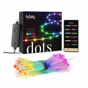 Twinkly Dots okos beltéri LED szalag 200 LED RGB, 10m kép