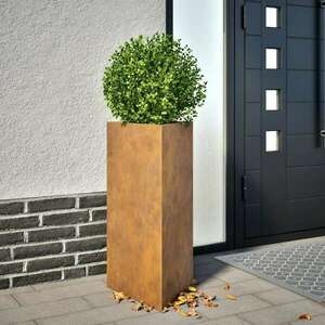 vidaXL 2 db corten acél háromszög alakú kerti ültető 40 x 34, 5 x 70 cm kép