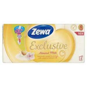 Zewa Exclusive toalettpapír 8 tekercses almond milk (29434) (Z29434) kép