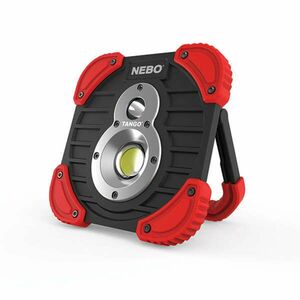 NEBO TANGO NE6665 spotlámpa, 750 lm 250 lm, USB PowerBank, víz- és ütésálló, forgatható alap, MicroUSB, 3 fokozat, fényerő memória kép