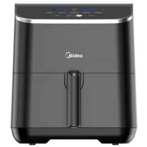 MIDEA MAD55005APKH Air Fryer, forrólevegős fritőz, 4.6 l kosár, 5.7 l üst, 1500 W, 60 p időzítő, 200 °C hőmérséklet, lecsatolható sütőkosár kép