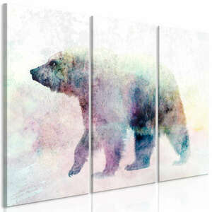 Lonely Bear (3 részes) 120x80 - vászonkép kép