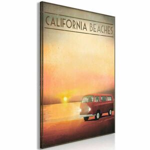 California Beaches (1 rész) Függőleges 40x60 - vászonkép kép