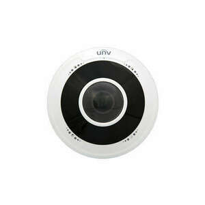 Uniview IPC814SR-DVPF16 halszem dómkamera 4 megapixeles, IR 10 M, fix objektív 10 M, Micro SD, PoE, beépített mikrofon kép