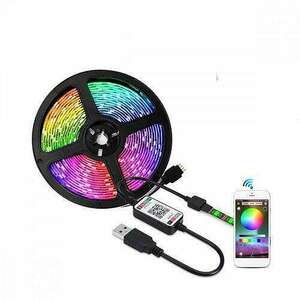 Bluetooth RGB led szalag 5m kép