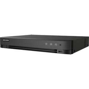 AcuSense - 4 csatornás DVR, 8 MP, koaxiális hang, PoC, videóelemzés, riasztás - HIKVISION - iDS-7204HUHI-M1-P kép