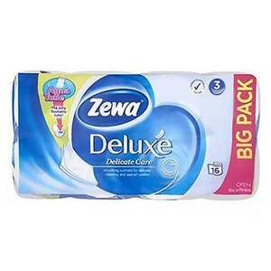 Toalettpapír ZEWA Deluxe 3 rétegű 16 tekercses Pure White kép