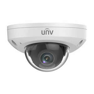 Uniview IPC314SR-DVPF28 Dome kamera beépített mikrofonnal 4 MP, IR 15 M, Fix objektív 2, 8 mm, Micro SD, PoE, Vandálálló kép