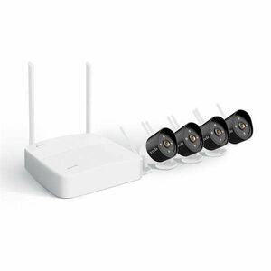 Tenda wifi csőkamera szett - K4W-3TC (4x 3MP, H265, mikr., IR30m +FullColor, 1x NVR 4csat, USB, RJ45) kép